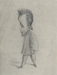 Caricature of the Journalist Theodore Pelloquet, 1858